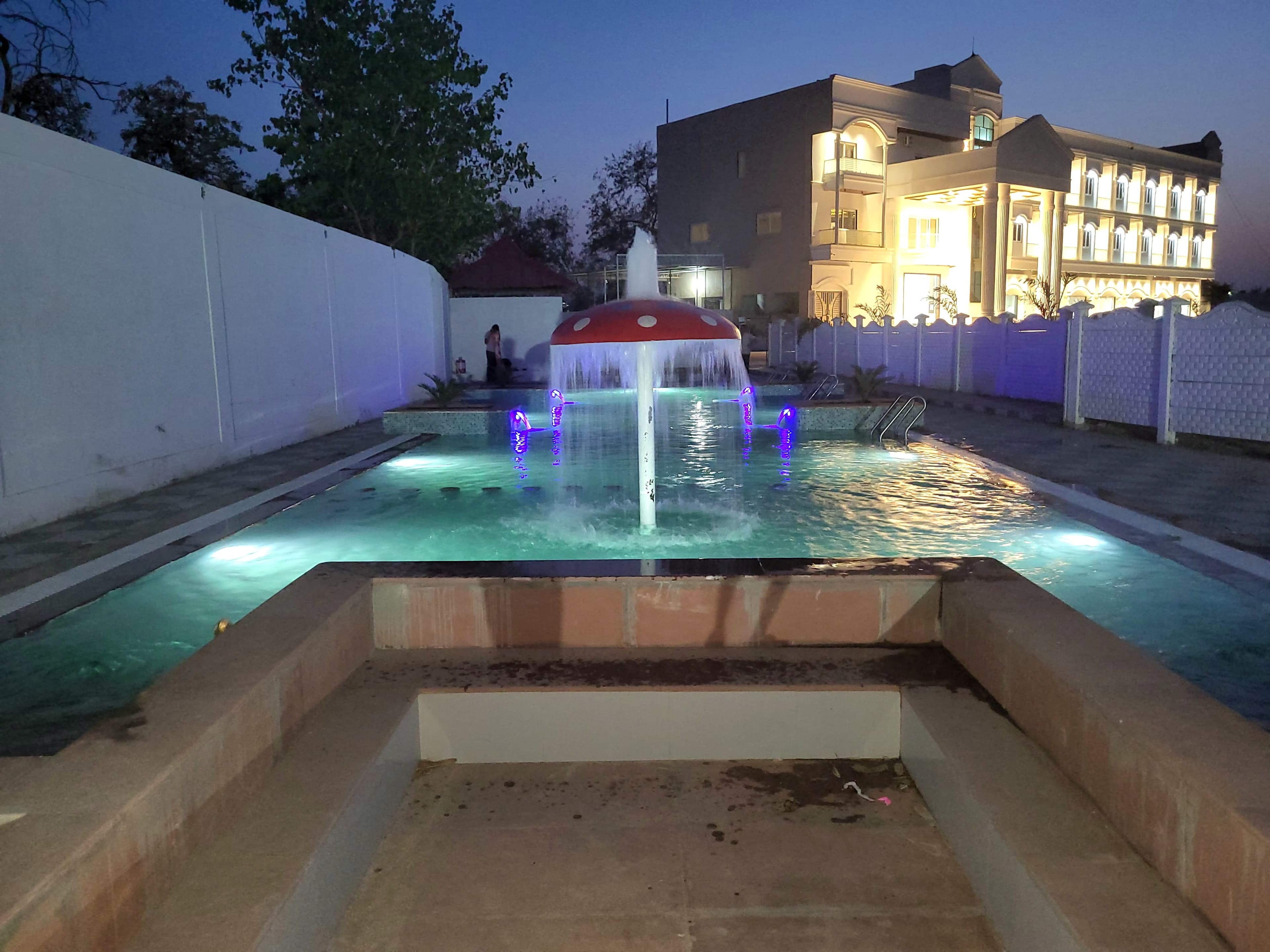 Mushroom Pool Fountain